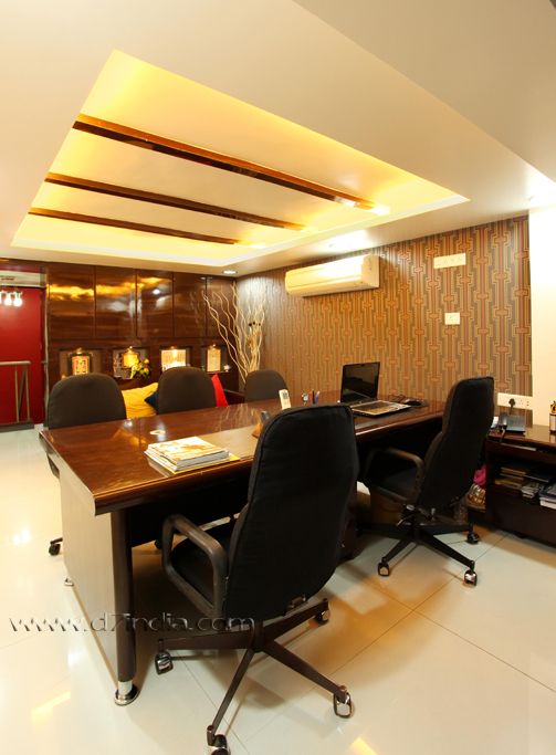 architect's swanky office sanghvi associates meeting hall